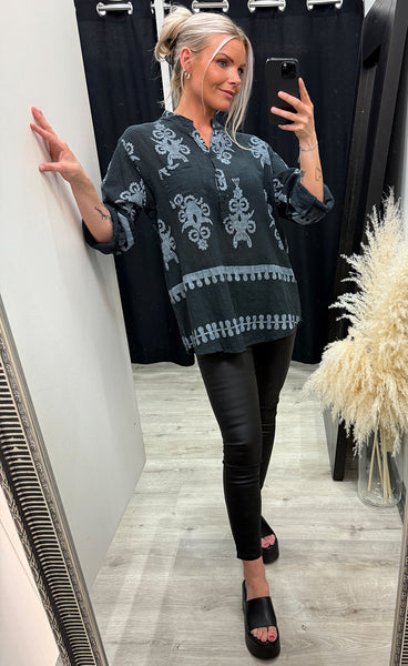 Safira blouse - black