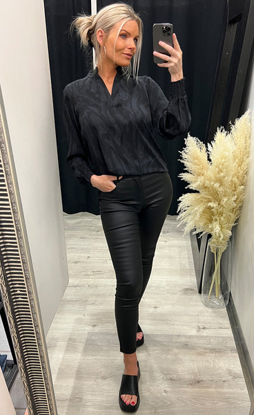 Hillary blouse - black