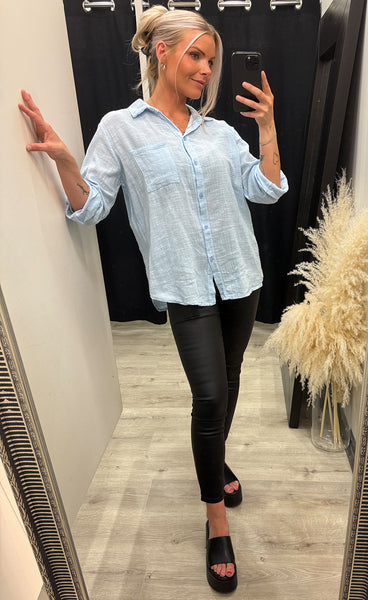Alva blouse - light blue