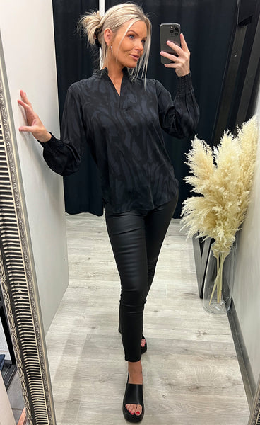 Hillary blouse - black
