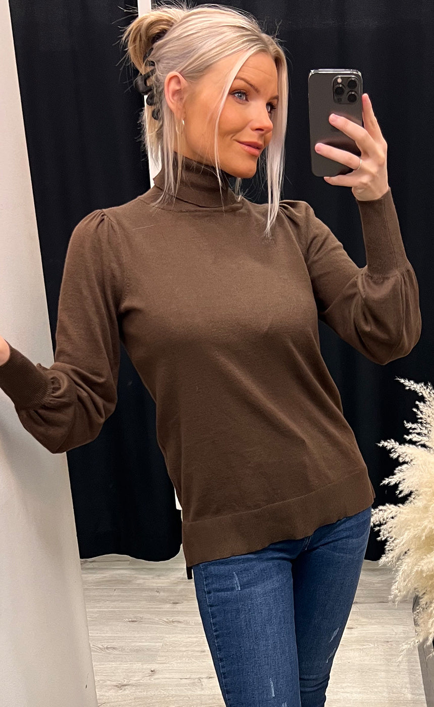 Alma pullover - choco