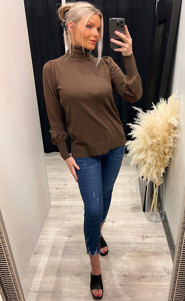 Alma pullover - choco