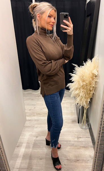 Alma pullover - choco