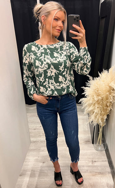 Meo blouse 1 - green mix