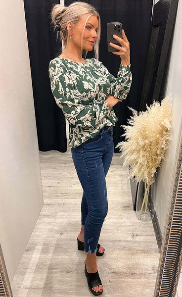 Meo blouse 1 - green mix