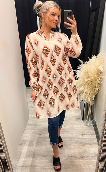 Ulrikka dress - ecru mix