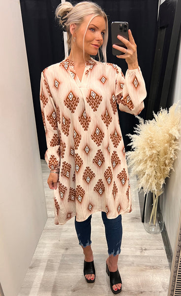 Ulrikka dress - ecru mix