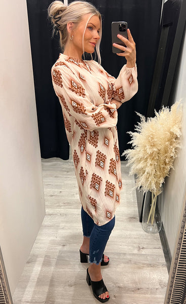 Ulrikka dress - ecru mix