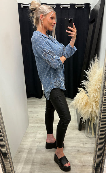 Junia blouse - ash blue
