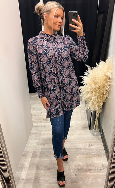 Kisa tunic - navy mix