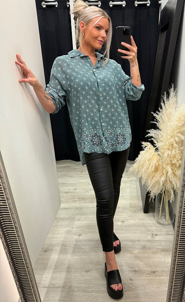 Junia blouse - sage