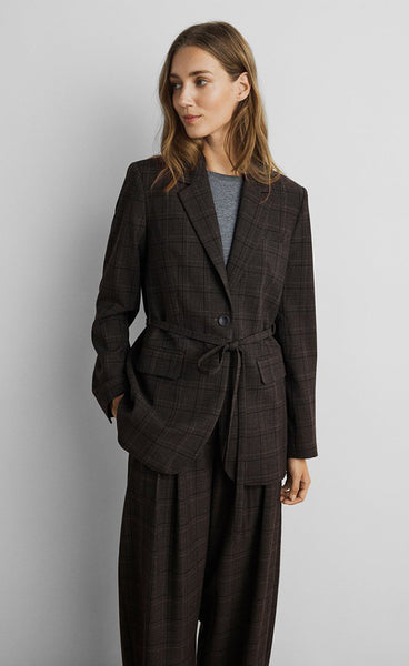 MSCH Johnna blazer - dark brown/corn