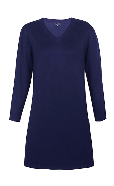 Akita knit dress - navy