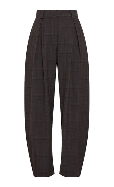 MSCH Johnna barrel pants - dark brown/corn