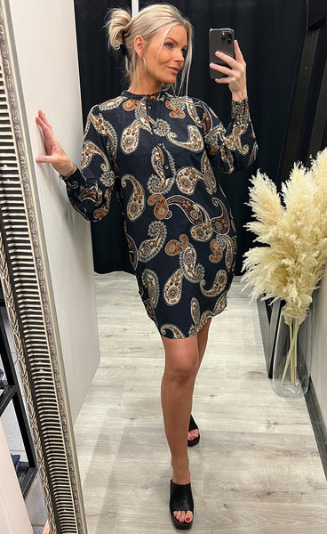 Tabitta dress - orange brown