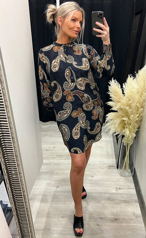 Tabitta dress - orange brown