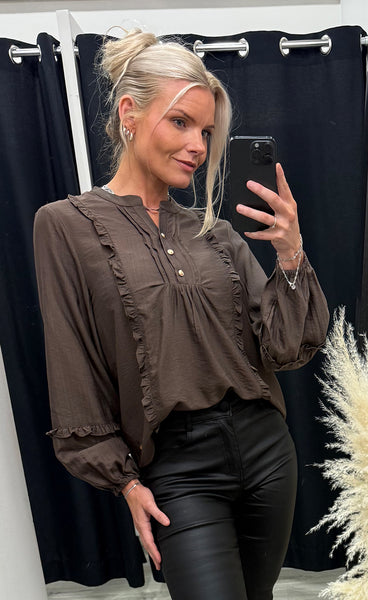 PREPAIR Camilla blouse - brown