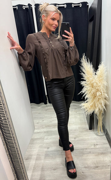 PREPAIR Camilla blouse - brown