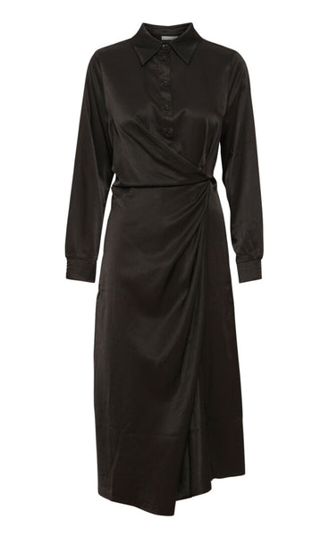 Viline dress - black satin