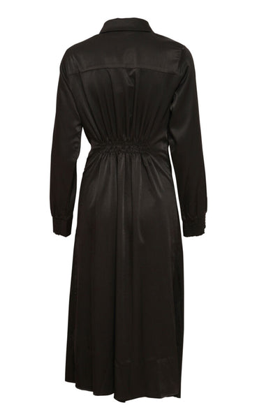 Viline dress - black satin
