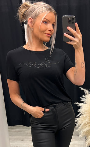 Lovina tee - black