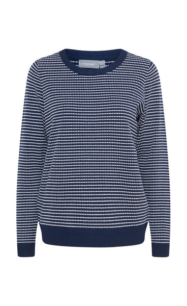 Clara pullover - navy mix