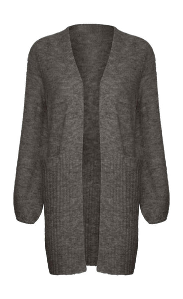 Kamara cardigan - dark grey melange