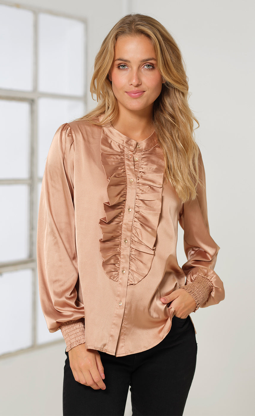 Scarlett blouse - camel