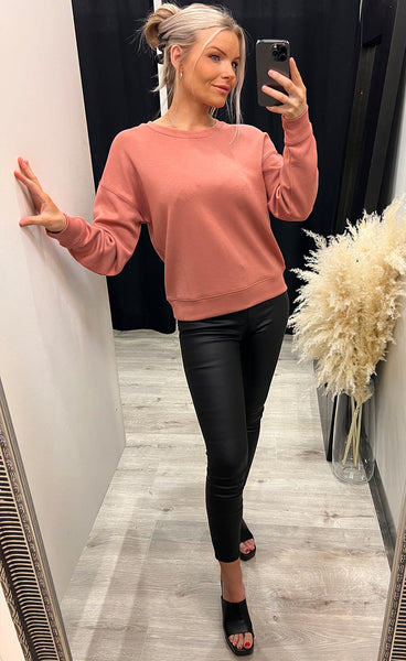 Ima sweatshirt - light mahogany