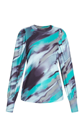 Vya top - black/green