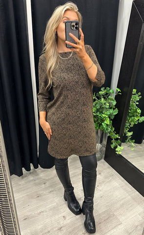 Varsa dress - tan mix