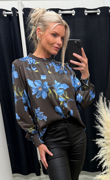 PREPAIR Estelle blouse - brown green