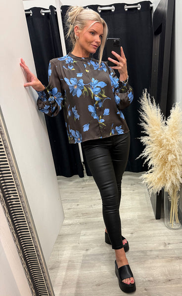 PREPAIR Estelle blouse - brown green