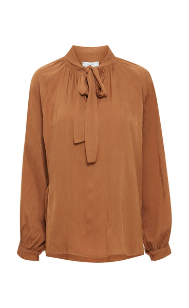 Paja blouse - pecan brown