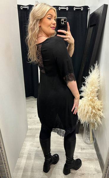 CENTRO kjóllinn - black