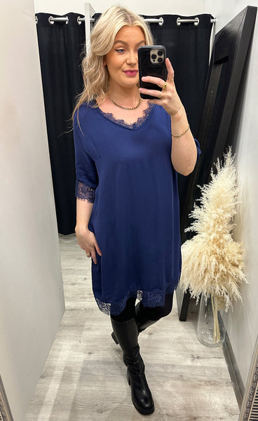 CENTRO kjóllinn - royal blue