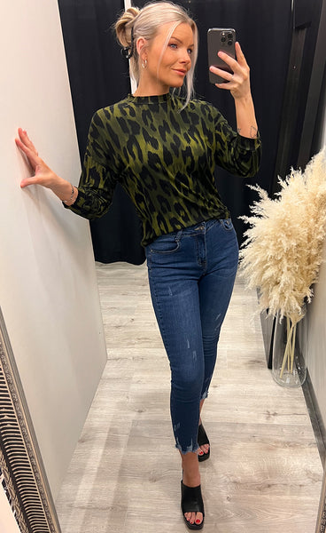 Cercia tee 2 - animal green