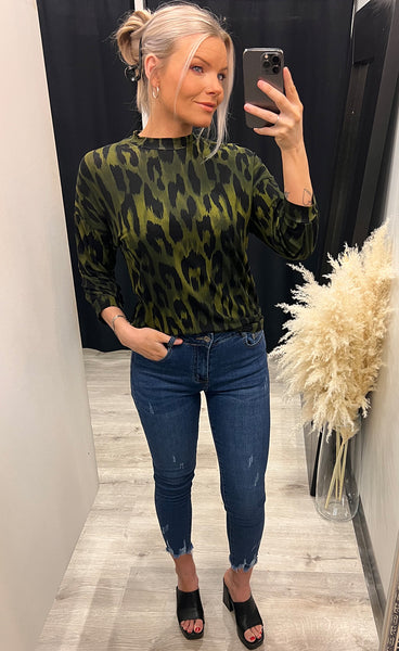 Cercia tee 2 - animal green