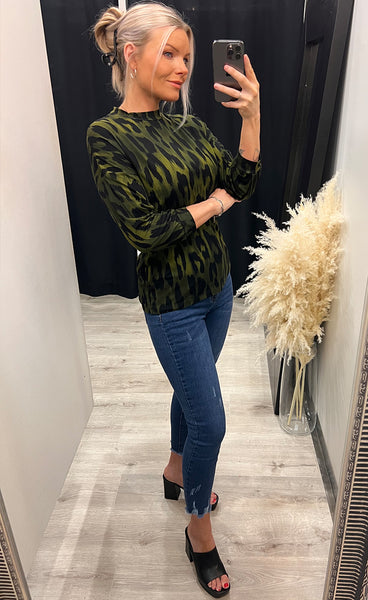 Cercia tee 2 - animal green