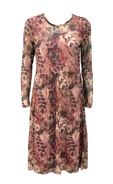 Zoe kjóll - floral/rose