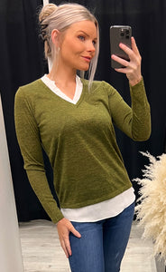 Rexan pullover 1 - green white