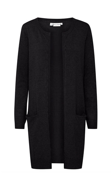 Sara long cardigan - black