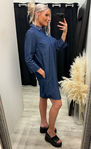 Larissa dress 1 - blue denim