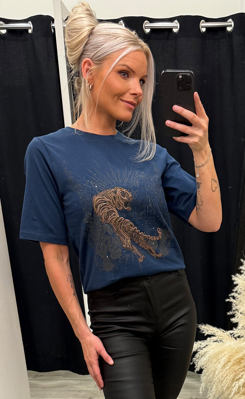 Khari t-shirt - dark sapphire