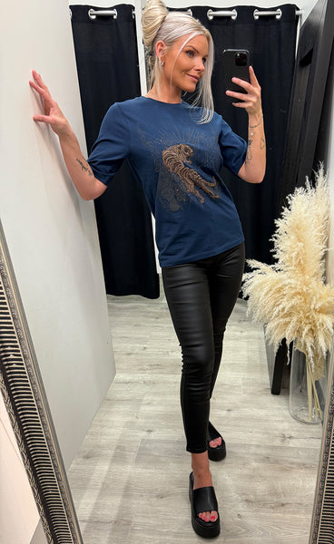 Khari t-shirt - dark sapphire