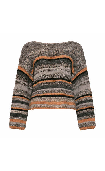 Leah knit - grey mix