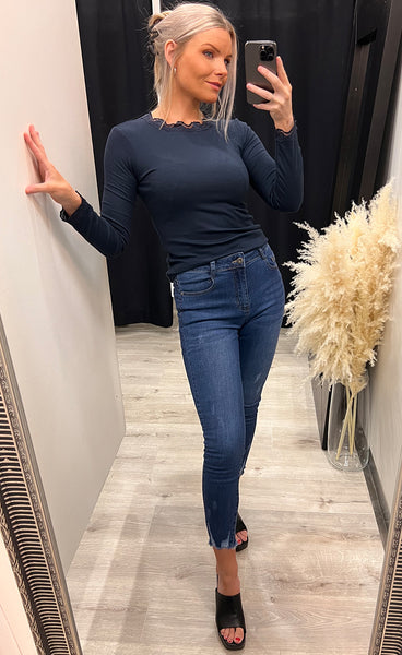 Hizamond 8 top - navy