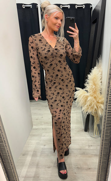 Kameyella dress - clarity morel print