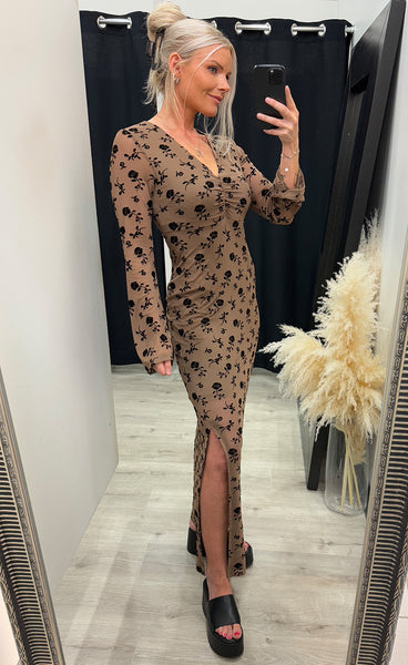 Kameyella dress - clarity morel print