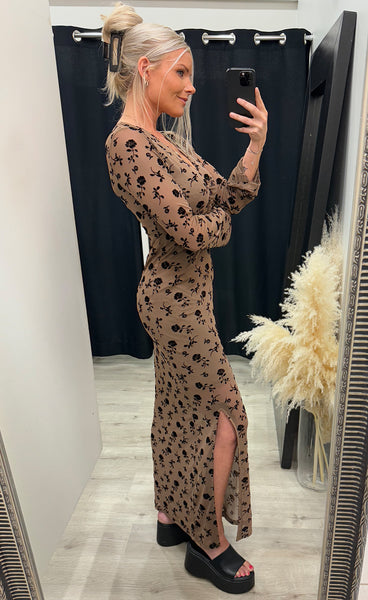 Kameyella dress - clarity morel print